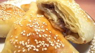 Рецепт Самсы с мясом в духовке