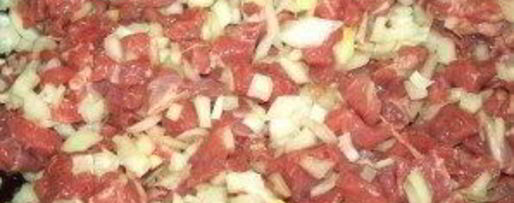 Шаг 2: самсы с мясом в духовке