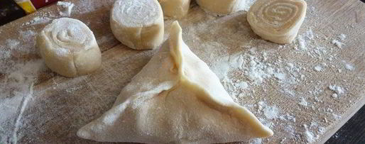 Шаг 7: самсы с тыквой и рисом