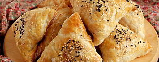 Шаг 13: самсы с тыквой на готовом слоеном тесте