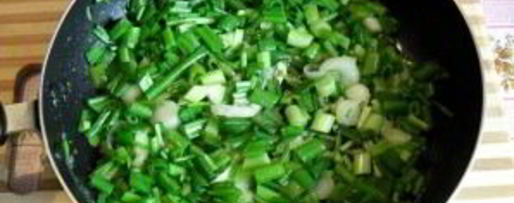 Шаг 3: самсы с зеленью