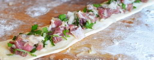 Шаг 5: самсы улитка