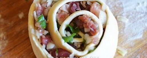 Шаг 6: самсы улитка