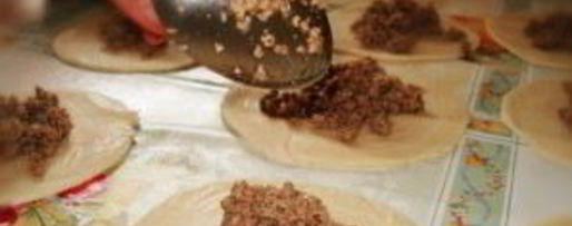 Шаг 1: слоеной самсы с фаршем