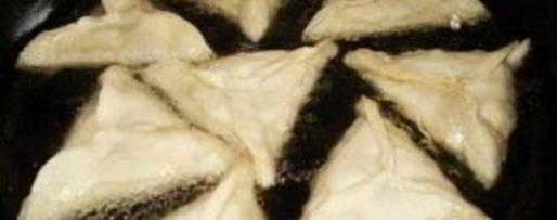 Шаг 3: слоеной самсы с фаршем