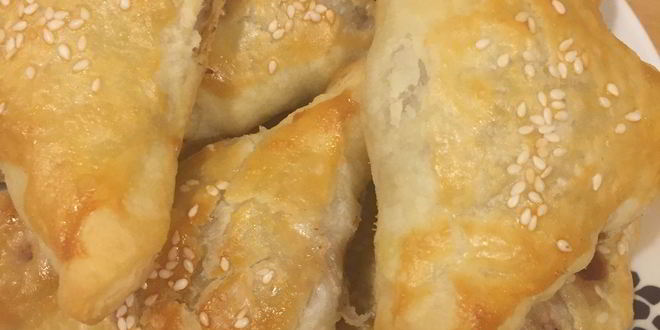 Рецепт слоеной самсы с говядиной