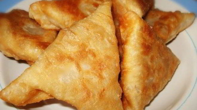 Рецепт Слоеной самсы с сочным мясом