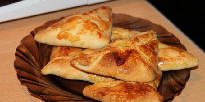 Рецепт слоеной самсы с сыром