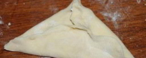 Шаг 3: слоеной самсы с сыром