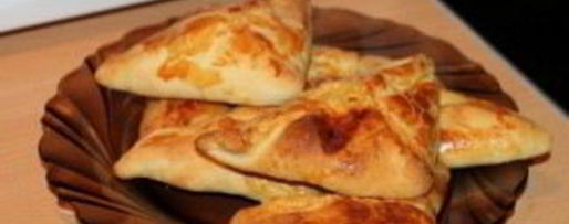 Шаг 6: слоеной самсы с сыром