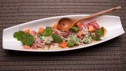 Рецепт Севиче бачиче с тунцом и папайей