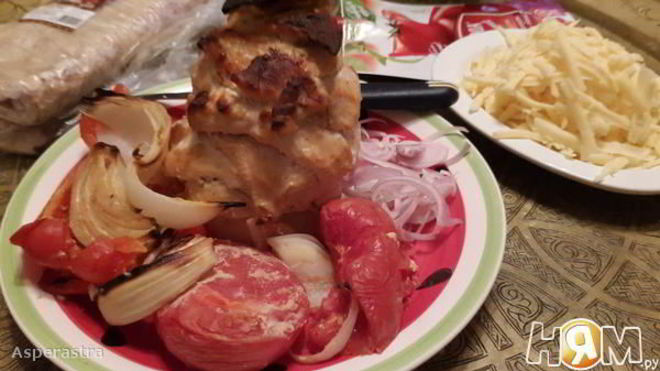 Рецепт Настоящей шаурмы в духовке