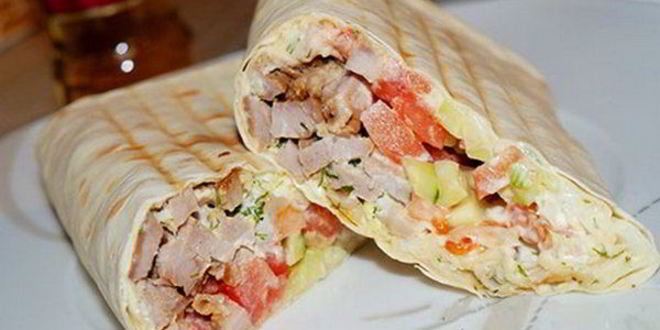 Рецепт шаурмы домашней со свининой