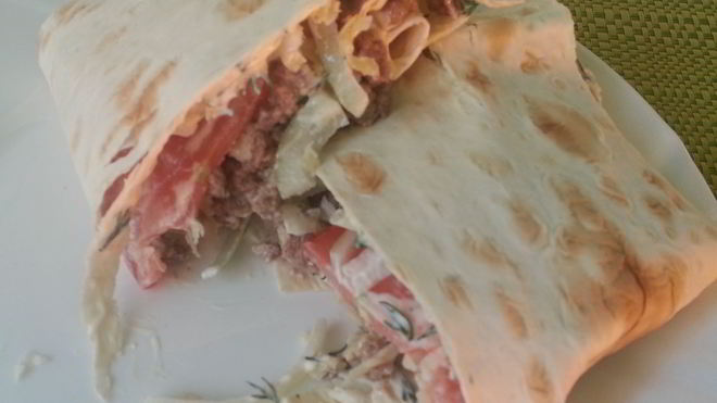 Рецепт Шаурмы по-домашнему с фаршем