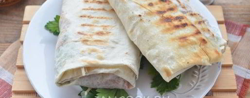 Шаг 9: шаурмы с фаршем