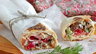 Рецепт Шаурмы с говядиной по-домашнему