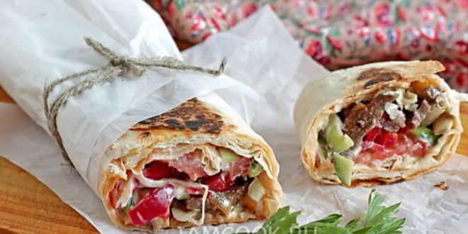 Рецепт шаурмы с говядиной по-домашнему