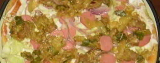 Шаг 1: шаурмы с колбасой и сыром