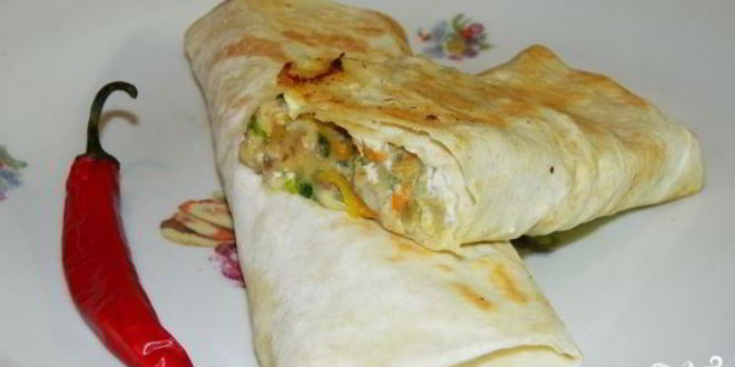 Рецепт шаурмы с рыбой