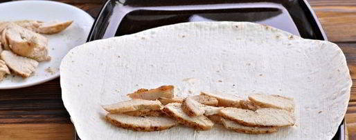 Шаг 6: шаурмы с сыром