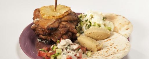 Шаг 7: шавермы с курицей и ананасом