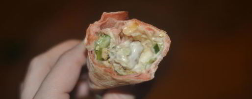 Шаг 5: шавермы с курицей