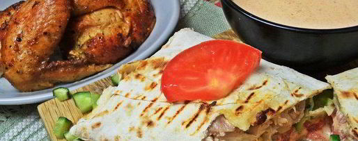 Шаг 33: шавермы с запеченной курицей и майонезным соусом