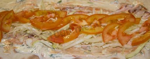 Шаг 39: шавермы в лаваше с курицей