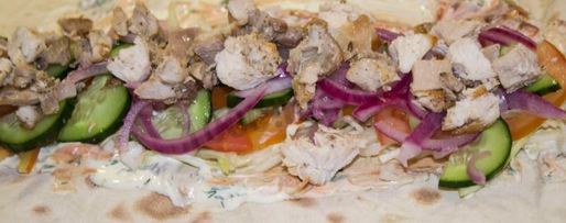 Шаг 42: шавермы в лаваше с курицей