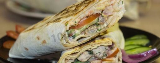 Шаг 48: шавермы в лаваше с курицей