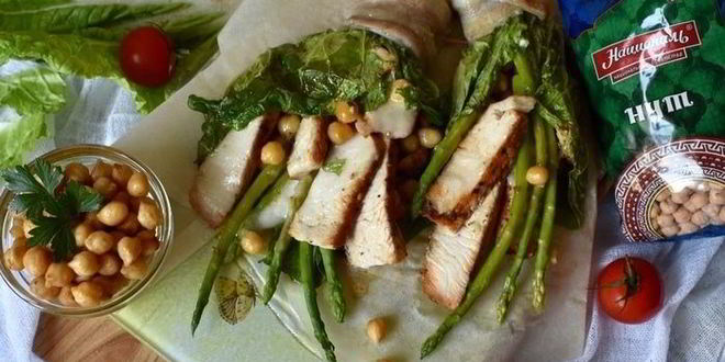 Рецепт весенней шаурмы из пекинской капусты с индейкой