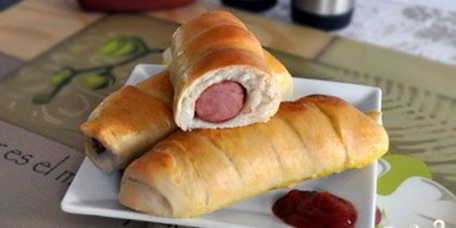 Рецепт сосисок в тесте в духовке