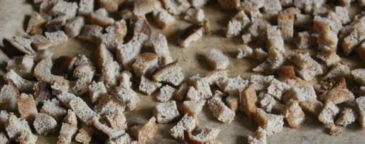 Шаг 2: ароматных ржаных сухариков