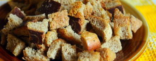 Шаг 4: ароматных ржаных сухариков