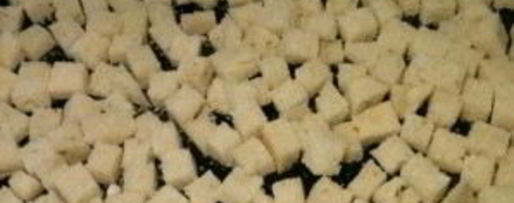 Шаг 3: домашних сухариков в духовке