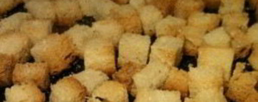 Шаг 4: домашних сухариков в духовке