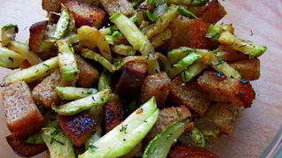 Рецепт Кабачков с сухариками