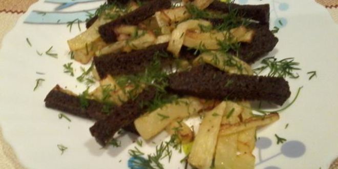 Рецепт кабачков с сухариками