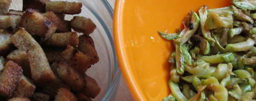 Шаг 4: кабачков с сухариками