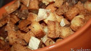 Рецепт Хрустящих и ароматные сухарики ассорти