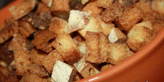 Рецепт хрустящих и ароматные сухарики ассорти