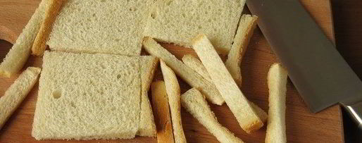 Шаг 1: крабовых сухариков