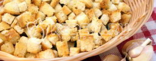 Шаг 4: сухариков аппетитных