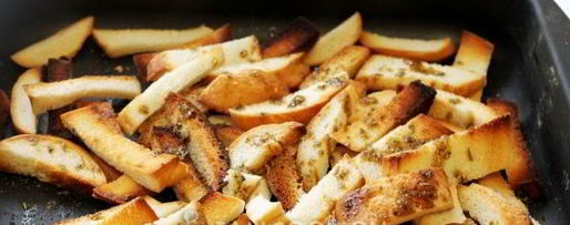 Шаг 4: сухариков к пиву с куркумой и пряными травами