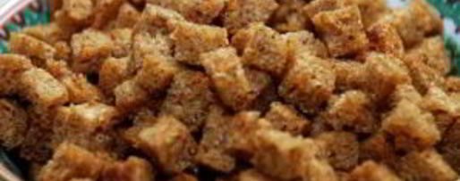 Шаг 6: сухариков на сковороде