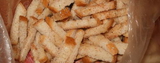 Шаг 3: сухариков на все случаи