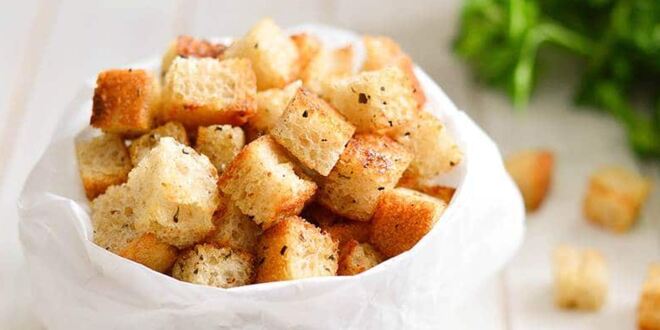 Рецепт сухариков с горчицей