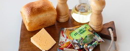 Шаг 1: сухариков с сыром в духовке