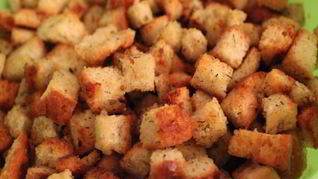 Рецепт Сухариков со вкусом курицы