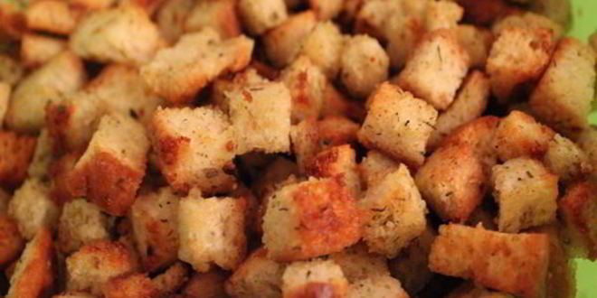 Рецепт сухариков со вкусом курицы